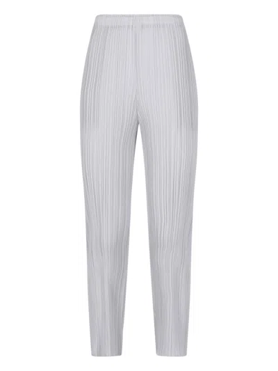 Pleats Please Pleated Pants In Gray