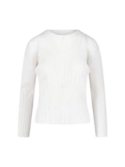 Pleats Please Pleated Top In Brown