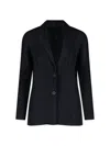 Pleats Please 'plissè' Single-breasted Blazer In Black