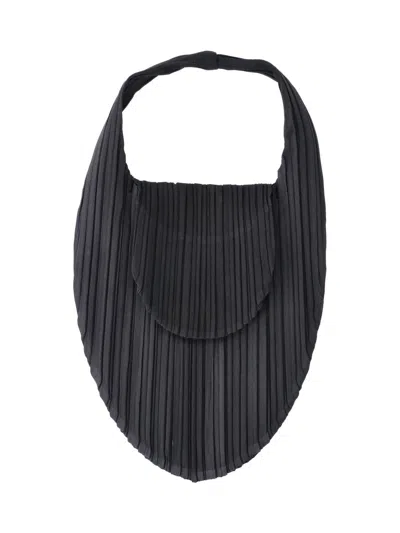 Pleats Please Shoulder Bag "pleats Seeds" In Black
