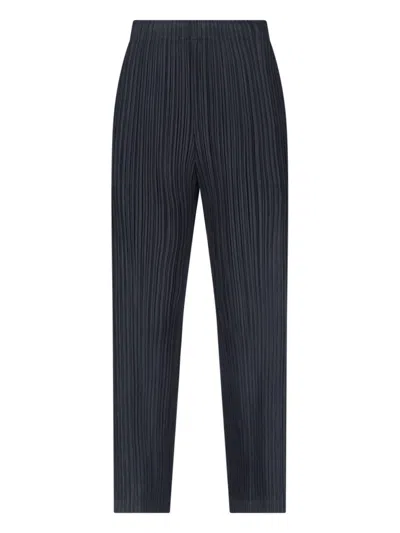 Pleats Please 'thicker Bottoms 2' Pleated Pants In Black  