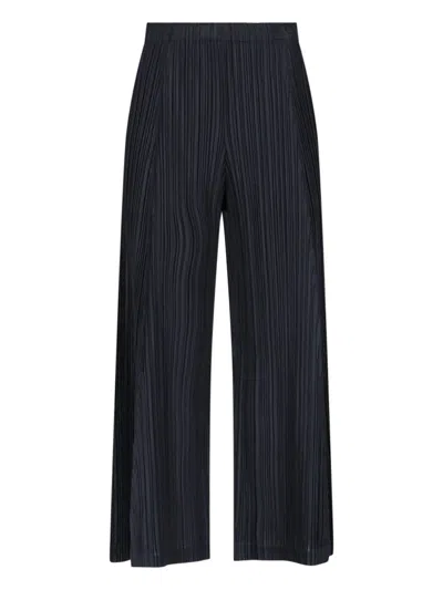 Pleats Please 'thicker Bottoms 2' Pleated Pants In Black  