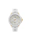Plein Sport City Rush Silicone Watch In White