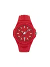 Plein Sport New Fearless Silicone Watch In Red