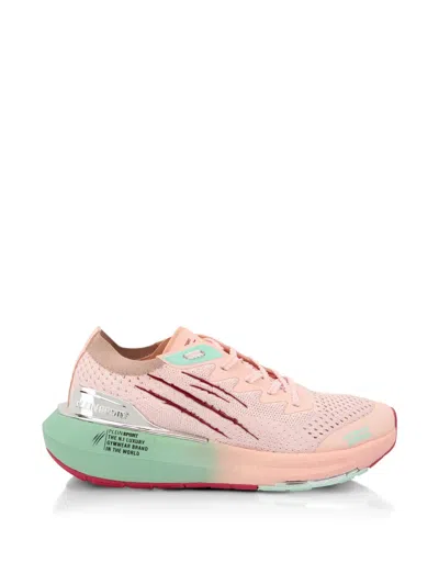 Plein Sport Atomic Speed Mesh Sneakers In Pink