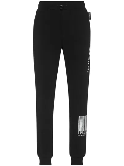 Plein Sport Barcode Jogging Trousers In 黑色