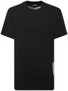 Plein Sport T-shirt Round Neck Ss Barcode In Black
