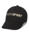 Plein Sport Logo-print Cotton Baseball Cap In Black