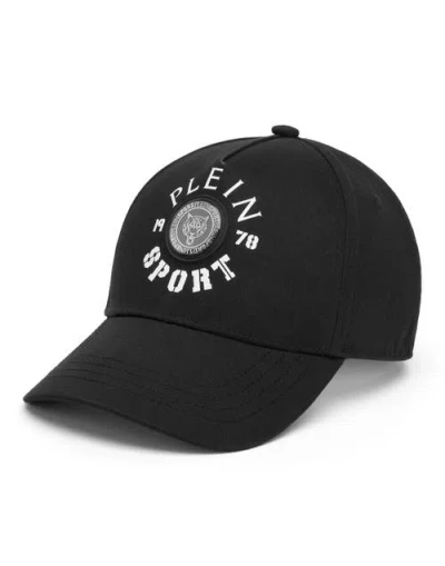 Plein Sport Baseball Cap Tiger Comfort Unisex In Metallic