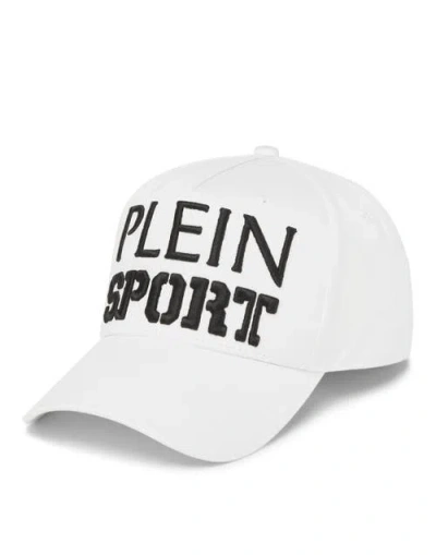 Plein Sport Baseball Cap Unisex In White