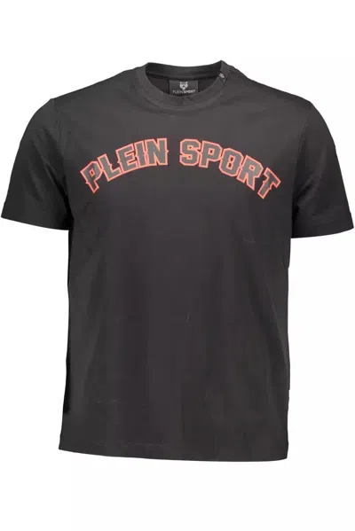 Plein Sport Logo-print Cotton T-shirt In Black