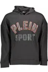 PLEIN SPORT BLACK COTTON SWEATER