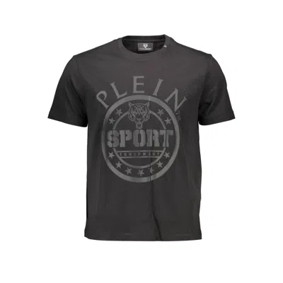 Plein Sport Black Cotton T-shirt