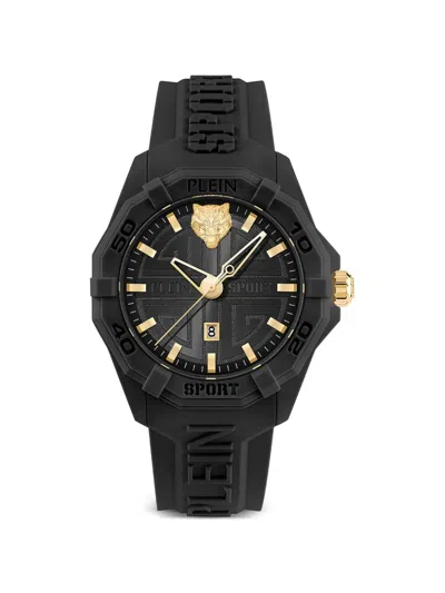 Plein Sport Fearless Silicone Watch In Black