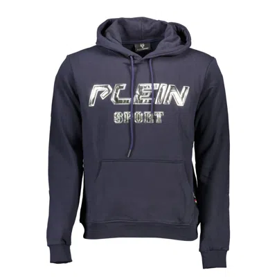 Plein Sport Blue Cotton Men Sweater In Gray