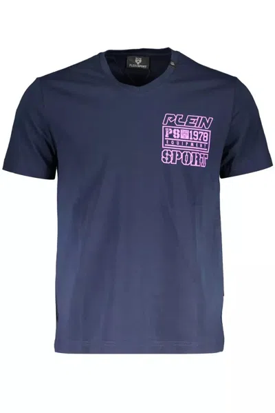 Plein Sport Logo-print T-shirt In Blue