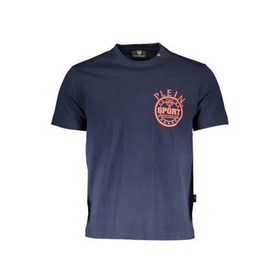 Plein Sport Blue Cotton Mens Tshirt
