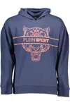 PLEIN SPORT BLUE COTTON SWEATER