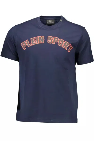 Plein Sport Blue Cotton T-shirt