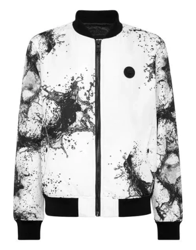 Plein Sport Jacket Men Color White In Multi