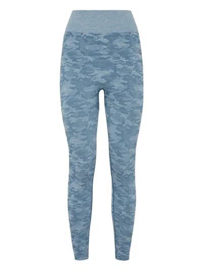 Plein Sport Camouflage-print Performance Leggings In Multi