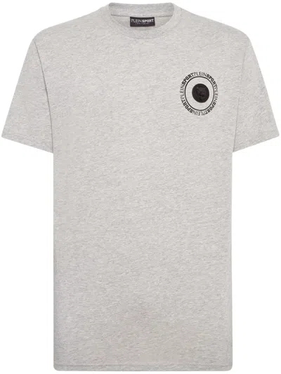 Plein Sport Carbon Tiger Crew-neck T-shirt In Grey