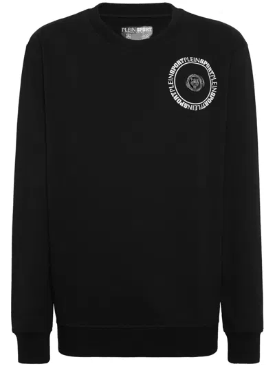 Plein Sport Carbon Tiger Print Sweatshirt In Black
