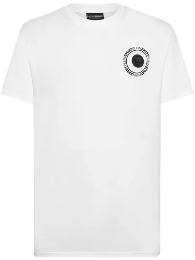 Plein Sport T-shirt Round Neck Ss Carbon Tiger In Multi