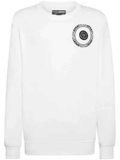Plein Sport Carbon Tiger Sweatshirt In White