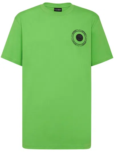 Plein Sport Carbon Tiger T-shirt In Green