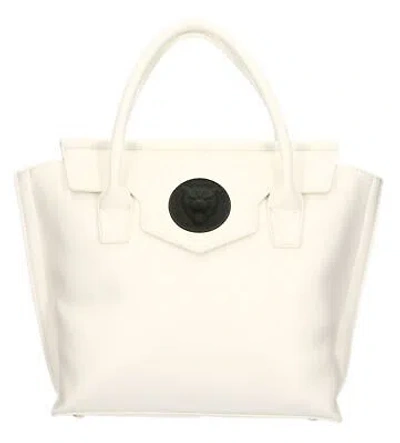 Pre-owned Plein Sport Chic White Polyethylene Handbag With Magnetic Closure