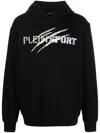 Plein Sport Chrome Scratch Edition Hoodie In Black