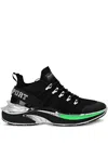 Plein Sport Chrome Surfer Sneakers In Black