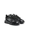Plein Sport Chunky Lace-up Sneakers In Black