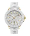 Plein Sport City Rush Silicone Watch In Metallic