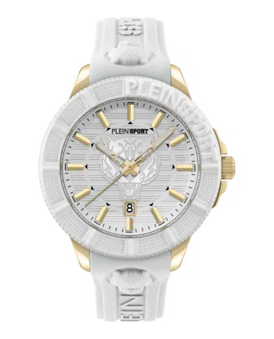 Plein Sport City Rush Silicone Watch In Metallic
