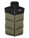 Plein Sport Claw-print Quilted Gilet In Green