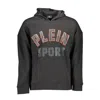 Plein Sport Black Cotton Sweater In Black