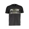 Plein Sport Black Cotton Men Tshirt In Black