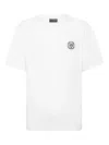 Plein Sport Crew-neck Logo T-shirt In White