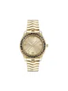 Plein Sport Womens Eclipse Three Hand Quartz Gold Stainless Steel 36mm In Gold