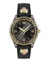 Plein Sport Womens Eclipse Three Hand Quartz Black Silicone 36mm In Multi