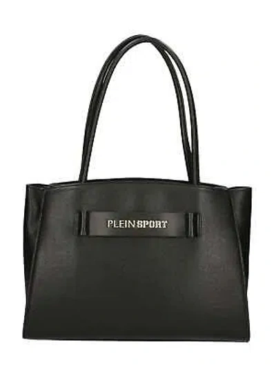 Pre-owned Plein Sport Elegant Black Triple-compartment Tote Bag