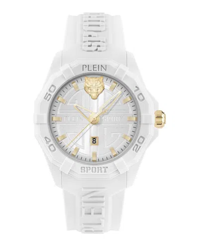 Plein Sport Fearless 38mm Round Watch In White