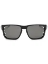 Plein Sport Gaze Square-frame Sunglasses In 黑色
