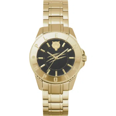 Plein Sport Glam Bracelet Watch In Gold