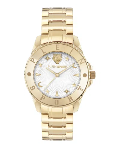 Plein Sport Glam Bracelet Watch In Gold