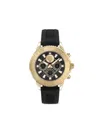 Plein Sport Glam Chrono Silicone Watch In Black
