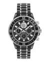 Plein Sport Mens Glam Chrono Chronograph Quartz Two Tone Stainless Steel 44mm