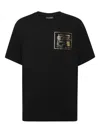 Plein Sport Gold-detail Cotton T-shirt In Black